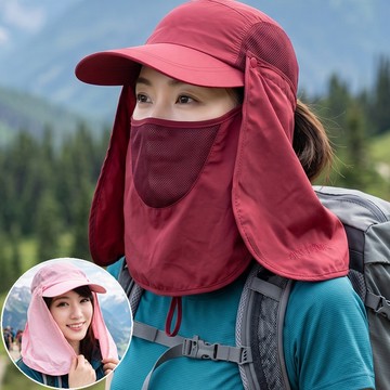 Seoul Show 多功能可拆式快乾護頸抗UV遮陽帽棒球帽