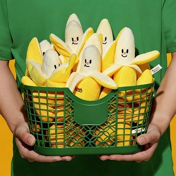 香蕉造型磨牙藏食玩具 | 毛絨發聲互動款 | 狗狗可愛耐咬