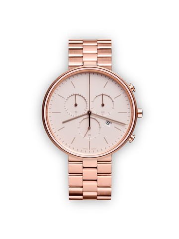 Uniform Wares - M40 Chronograph watch - women - glass/stainless steel - One Size - Metallic