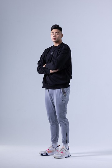 MJC 男版機能運動長褲(灰白)