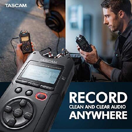 Tascam DR-40X Four-Track Digital Audio Recorder and USB Audio Interface w Accessory Bundle