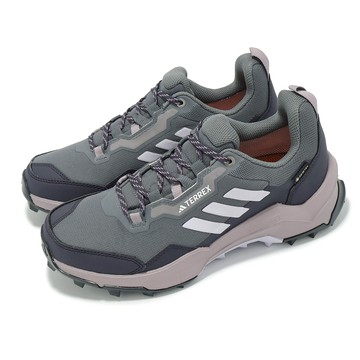 [ACS] adidas 戶外鞋 Terrex AX4 GTX W 女鞋 防水 灰 藕粉 登山 機能 抗撕裂 愛迪達 IG6580