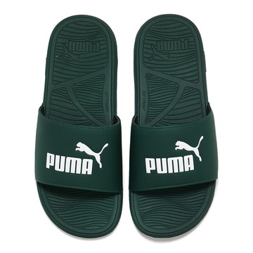 Puma 拖鞋 Cool Cat 2.0 BX 男鞋 綠 白 緩衝 一片拖 涼拖鞋 38911324