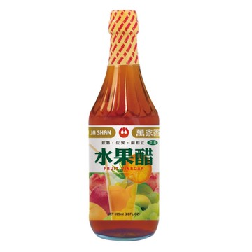 萬家香 水果醋 595ml/單瓶【康鄰超市】