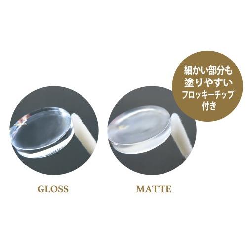 20％OFFコーティング用レジン液 UV-LEDコーティングレジン 星の雫〈グロス〉10g フロッキーチップ1本付 トップコート ツヤ出し パジコ PADICO