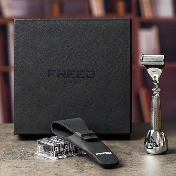 【FREED】尊爵四件組五刀式刮鬍刀禮盒-手雷款 現貨 免費刻字