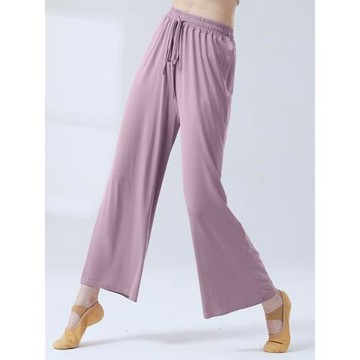 云朵褲舞蹈褲現代舞服闊腿褲形體女寬松古典中國舞直筒練功褲瑜伽
