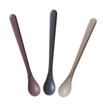 cink 餵食湯匙 三入組  米色 + 紫色 + 灰色  1組