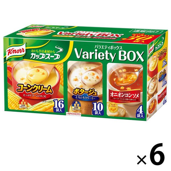味の素クノール　カップスープ　バラエティボックス　6箱（180食入）　味の素