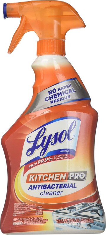 lysol 抗菌廚房清潔劑,柑橘香味,24 oz(約 623.7 ml)*1