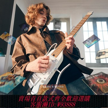 {臺灣公司貨 可打統編}Donner唐農HUSH-X PRO電吉他無頭便攜智能吉他可拆卸進階內置效果