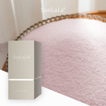 Sanlala珍珠沙蠟-香氛蠟燭(粉-花間漫步)