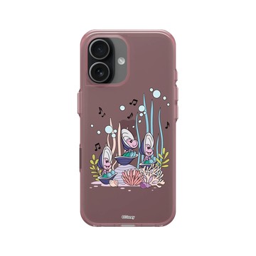 iPhone 17 Clear (相機按鈕) 晶醺玫 - 迪士尼-經典系列 Disney Classics - 愛麗絲夢遊仙境 - 牡蠣寶寶珊瑚場景