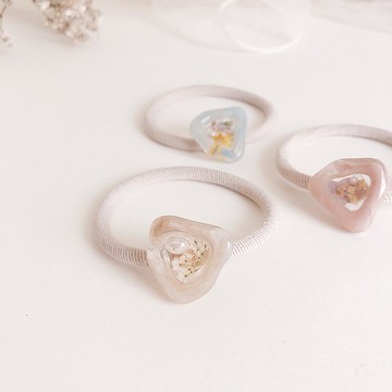 暈染樹脂 小三角髮圈