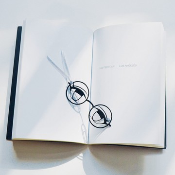 白目讀書籤-動漫讀-空 進口紙鏤空書籤 交換禮物 造型 趣味 設計