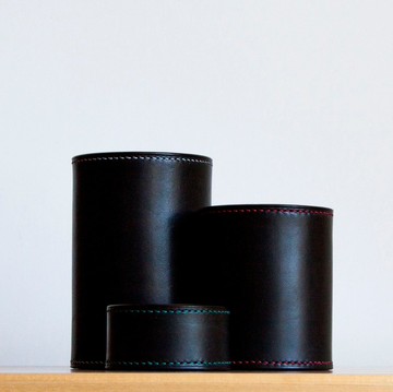 手工皮革文具組 Superior 筆筒置物盒