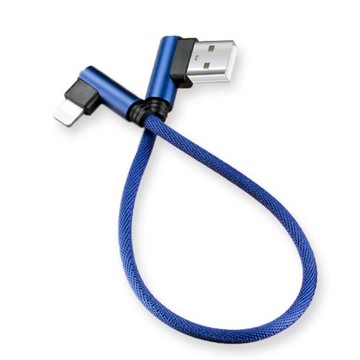 雙彎頭適用于蘋果11數據線短iphone手機12充電線usb短款快充0.5米50超短25cm充電寶專用20短線30車載用