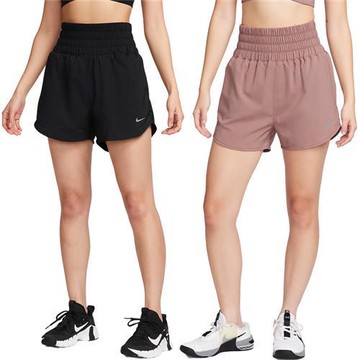 Nike 女裝 短褲 高腰 內裡三角褲 黑/紫紅【運動世界】DX6643-010/DX6643-208