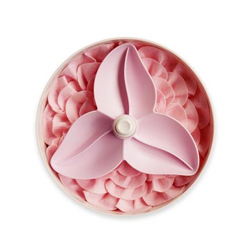 PetDreamHouse 旋轉益智慢食碗-組合-花花世界-粉 (寵物碗 藏食碗 嗅聞碗)