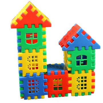 雪花片 兒童塑料拼插積木大顆粒雪花片管道幼兒園益智桌面玩具散裝5斤稱【MJ11436】