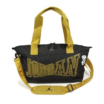 [ACS] Nike 行李袋 Jordan Lifestyle 黑黃 旅行 大容量 手提 JD2643126AD-001