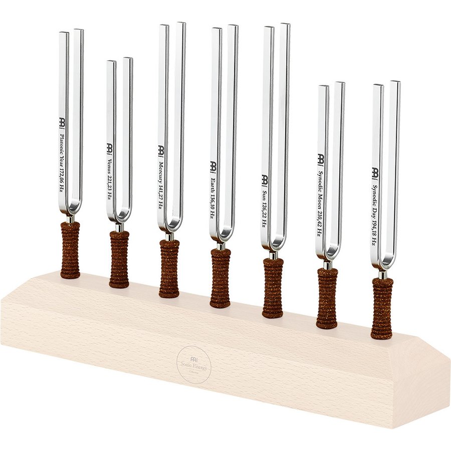 MEINL マイネル Sonic Energy Collection プラネタリーチューンド 音叉 セット Tuning Fork Chakra Set TF-SET-CHA-7C