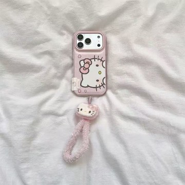 標籤大臉KT貓適用iPhone17PROMAX手機殼新款16/15鼓包15小眾13/12