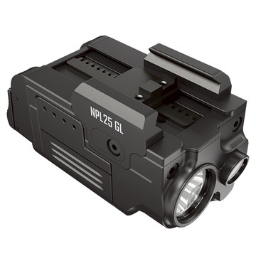 NITECORE 奈特科爾 綠激光緊湊戰術下掛燈 900流明 216m 皮卡汀尼 附電池 NPL25 GL  黑色  1個