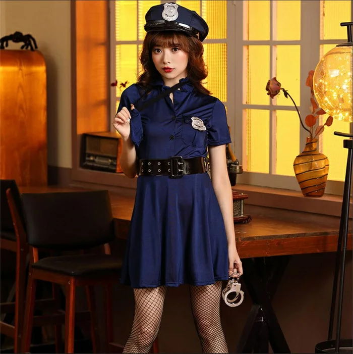 ハロウィンポリス コスチューム 大人 コスプレ衣装 コス パンツ 制服 警察官 セクシー ショットパンチ イベント 手錠 アダルトコスチューム  レディース 通販 LINEポイント最大0.5%GET LINEショッピング