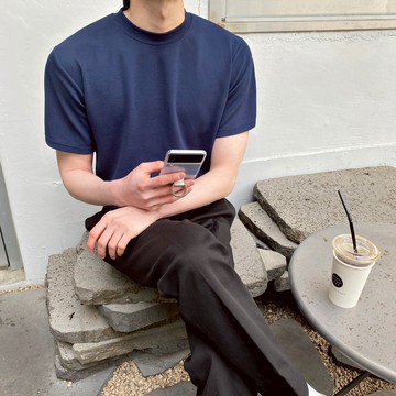 正韓透氣涼爽紋理感短袖上衣 9色 (C5) YUPPIE 預購商品 0403 多件優惠