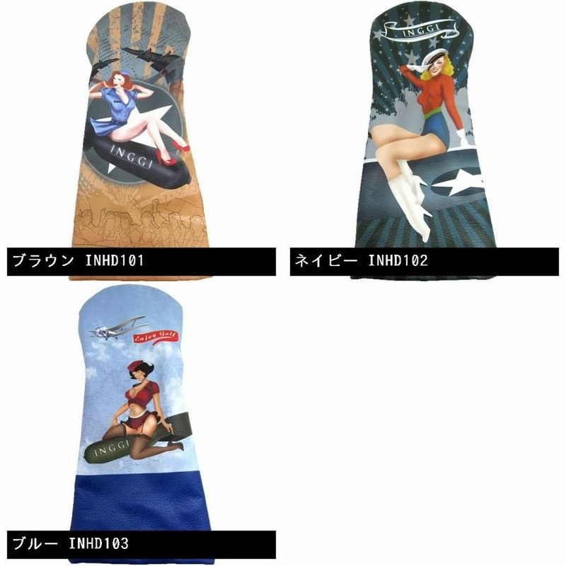 インギ INGGI PINUP GIRL ヘッドカバー DR用 | LINEブランドカタログ