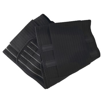 菁炭元素 可調式全彈力束腹美體護腰帶 台灣製 記憶塑膠條 360度保護  黑色  1入  L/XL