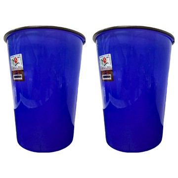 震嶸塑膠 大可艾紙林 垃圾桶 藍色 15L