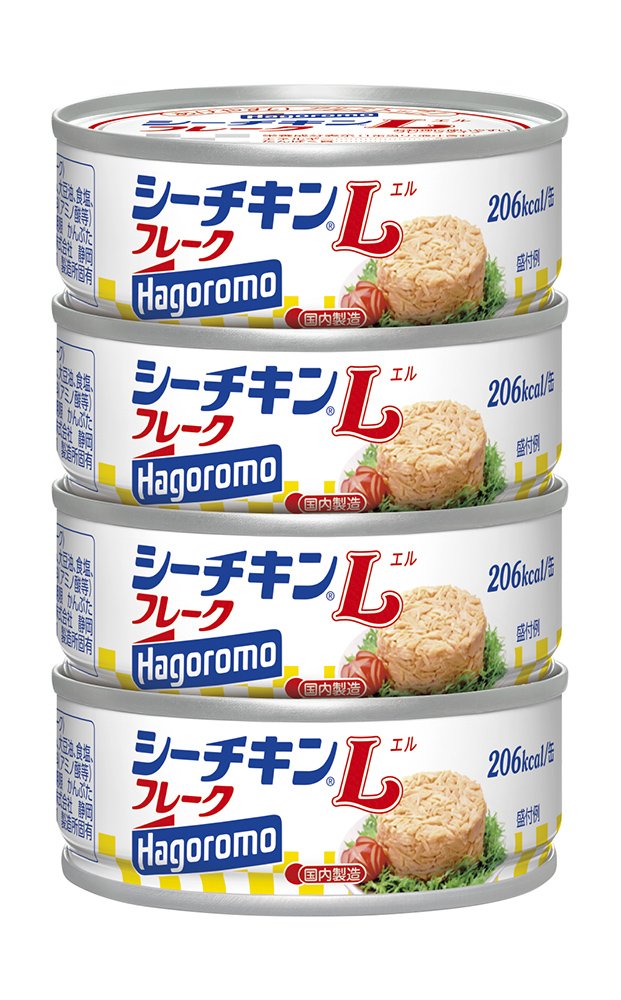 はごろも シーチキンLフレーク (0626) 70g 4缶