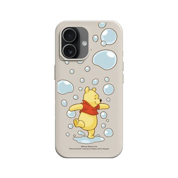 iPhone 17 SolidX 貝殼灰 - 迪士尼-小熊維尼 Disney Winnie The Pooh - 玩泡泡