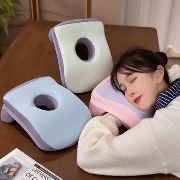 冰絲記憶棉午睡枕小學生趴睡成人夏季午休睡覺神器辦公室桌上拆洗