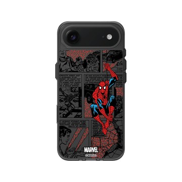 iPhone Air Clear (相機按鈕) 酷墨灰 - 迪士尼-漫威 Marvel - 蜘蛛人-漫畫風格