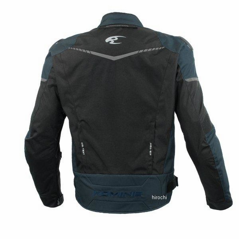 【予約販売】本 KOMINE ウィンタージャケット 3XL ブラック/ブルー くるっ バイクウェア・装備