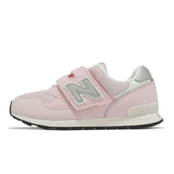 New Balance NB 休閒鞋 313 中童 寬楦 粉 灰 魔鬼氈 小朋友 麂皮 運動鞋 NB PO313TB2-W
