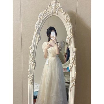 蝴蝶夫人新款香檳色甜美校園藝考晚禮服成人禮主持人連衣裙晚禮服