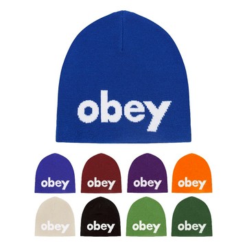 OBEY 細針毛帽 冷帽 LOWERCASE BEANIE 多色 針織 毛帽 情侶帽 秋冬必備【TCC】