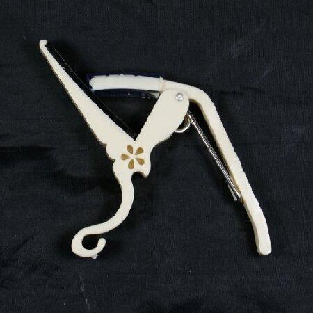 (D28) New Quick Change Acoustic  Electric Guitar Capo ,lightweight White並行輸入