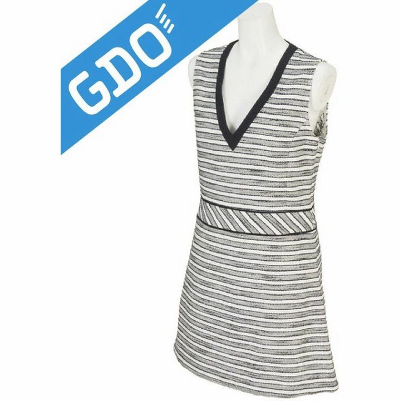 ポール スチュアート スポーツ Paul Stuart Sport ゴルフウェア レディス ワンピース ファンシーボーダー柄ノースリーブワンピース J8j ワンピース 通販 Lineポイント最大0 5 Get Lineショッピング