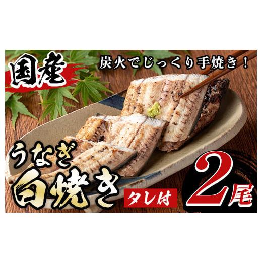 ふるさと納税 鹿児島県 湧水町 y134 国産うなぎ白焼き タレ付(2尾)鰻を炭火でじっくり手焼き！秘伝の自家製ダレもうなぎの美味さの秘訣！