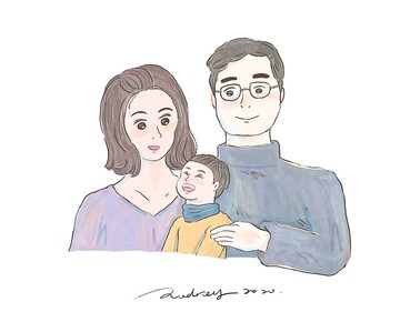 人像畫-電繪的你(客製化/畢業禮物/情人節禮物/生日禮物)