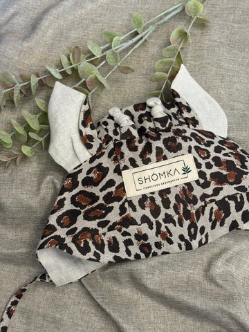 豹紋長頸鹿軟帽