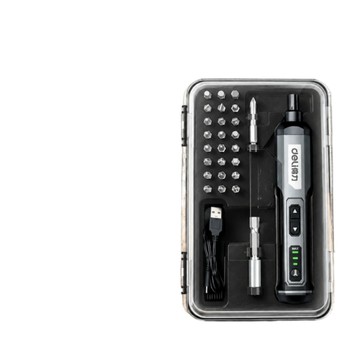 螺絲起子 【銳達】電動螺絲刀 家用禮盒裝 36件套 家用小型充電式螺絲批 多功能起子機 手持電動螺絲批