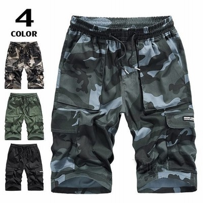 ハーフパンツ メンズ カーゴパンツ 迷彩柄 カジュアルパンツ ショートパンツ ミリタリー ボトムス 夏服 通販 Lineポイント最大get Lineショッピング