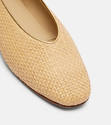 Le Monde Béryl Regency raffia ballet flats