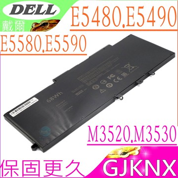 DELL P27S P60F P72G P84F 電池-戴爾 GJKNX E5480 E5488  E5490 E5580 E5590 E5491 E5495 M3520 M3530 E5488 E5280 E5288 E5290 P27S001 P72G002 4YFVG 5YHR4 MT31P GD1JP C7J70 KCM82 DV9NT DY9NT FPT1C